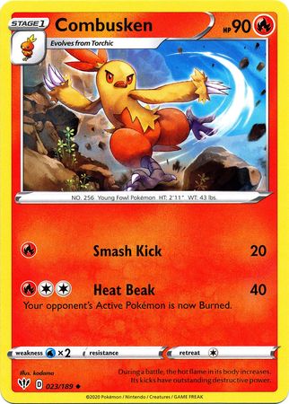 Combusken - 023/189 - Uncommon available at 401 Games Canada