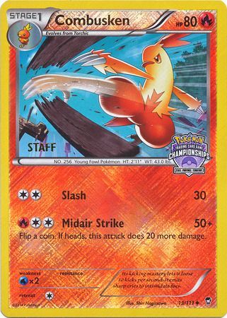 Combusken - 13/111 - Promo (Staff State, Province, Territory Championships) available at 401 Games Canada