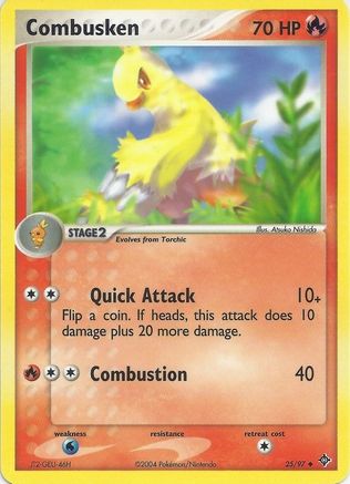 Combusken - 25/97 - Uncommon (No "e" Symbol) available at 401 Games Canada