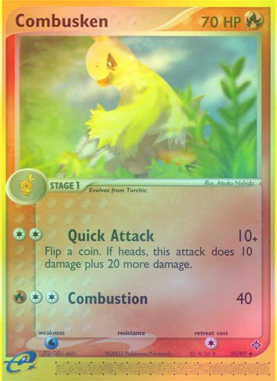 Combusken - 25/97 - Uncommon - Reverse Holo available at 401 Games Canada