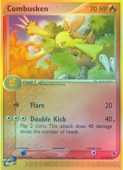 Combusken - 27/109 - Uncommon - Reverse Holo available at 401 Games Canada