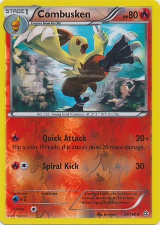 Combusken - 27/160 - Uncommon - Reverse Holo available at 401 Games Canada