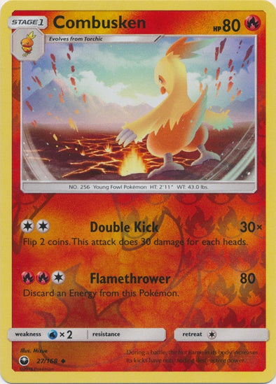 Combusken - 27/168 - Uncommon - Reverse Holo available at 401 Games Canada