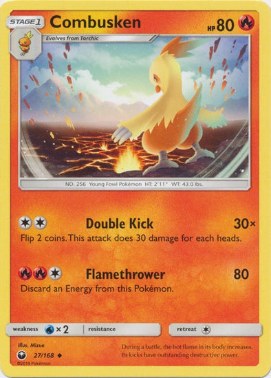 Combusken - 27/168 - Uncommon available at 401 Games Canada