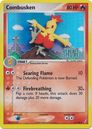 Combusken - 31/100 - Uncommon - Reverse Holo available at 401 Games Canada