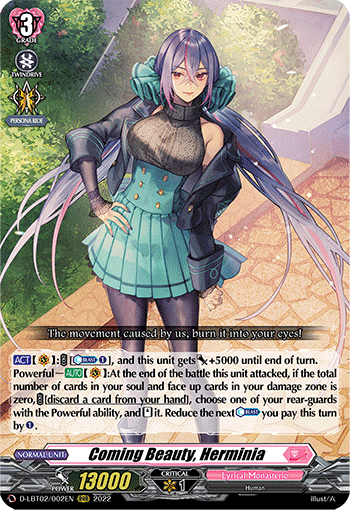 Coming Beauty, Herminia - D-LBT02/002 - Triple Rare available at 401 Games Canada