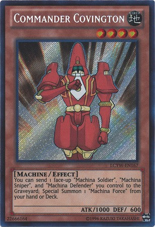 Commander Covington - LCYW-EN167 - Secret Rare - Unlimited available at 401 Games Canada