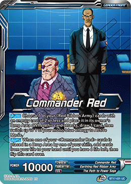 Commander Red - BT17-031 - Uncommon (Foil) available at 401 Games Canada