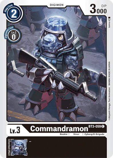 Commandramon - BT3-059 - Common available at 401 Games Canada