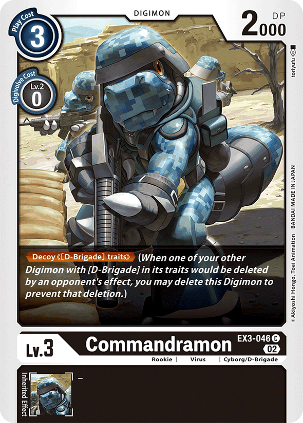 Commandramon - EX3-046 - Common available at 401 Games Canada