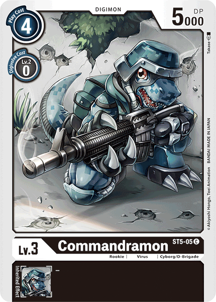 Commandramon - ST5-05 - Common available at 401 Games Canada