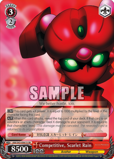 Competitive, Scarlet Rain - AW/S43-E061S - Super Rare available at 401 Games Canada