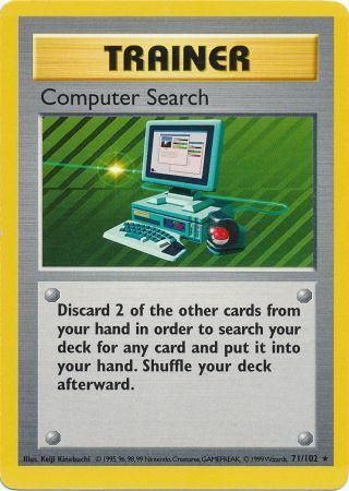 Computer Search - 71/102 - Rare - Shadowless available at 401 Games Canada