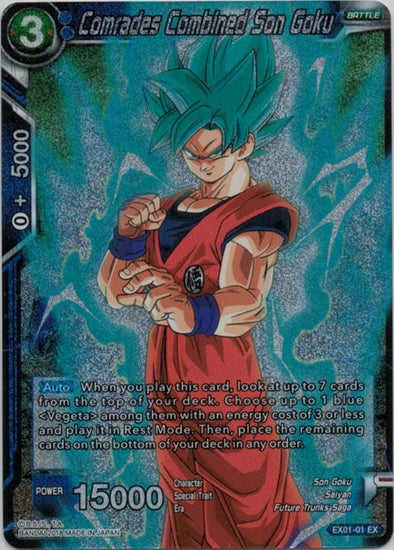 Comrades Combined Son Goku - EX01-01 - Expansion Rare (Foil) available at 401 Games Canada