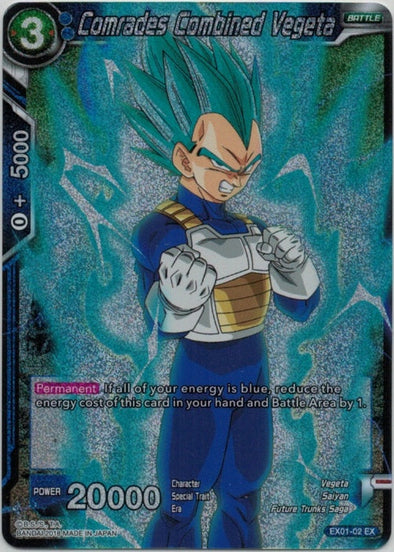 Comrades Combined Vegeta - EX01-02 - Expansion Rare (Foil) available at 401 Games Canada