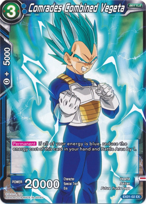 Comrades Combined Vegeta - EX01-02 - Expansion Rare available at 401 Games Canada