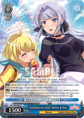 "Confidants on a Date" Michiru & Akira - RSL/S69-E088 - Common available at 401 Games Canada