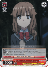 Confidence to Face Tomorrow, Kaede Azusagawa - SBY/W64-E070 - Common available at 401 Games Canada