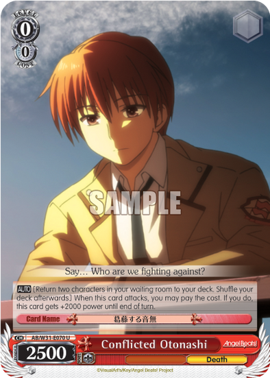 Conflicted Otonashi - AB/W31-E070 - Uncommon available at 401 Games Canada