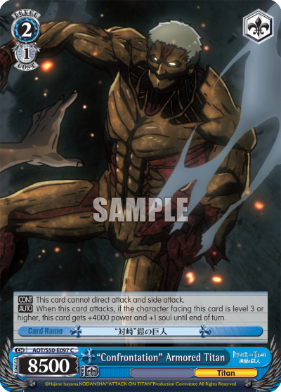 "Confrontation" Armored Titan - AOT/S50-E097 - Common available at 401 Games Canada