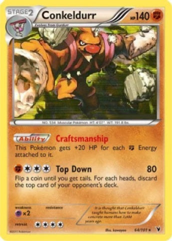 Conkeldurr - 64/101 - Holo Rare available at 401 Games Canada