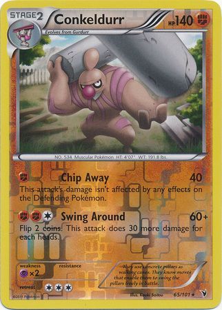 Conkeldurr - 65/101 - Rare - Reverse Holo available at 401 Games Canada