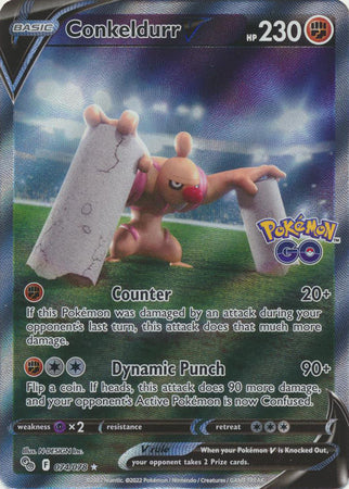 conkeldurr v pokemon go card value 401 Games Canada - Conkeldurr V - 074/078