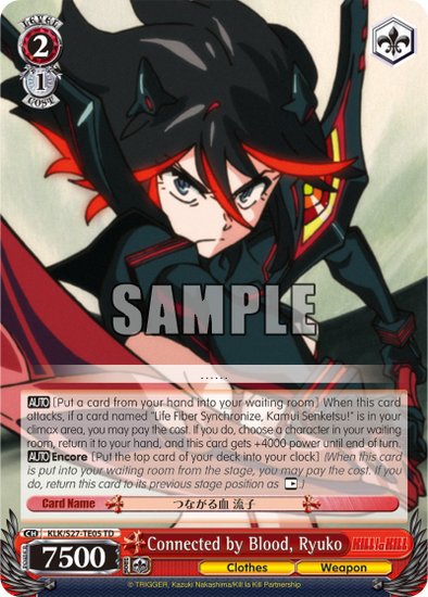 Connected by Blood, Ryuko - KLK/S27-TE05 - Trial Deck available at 401 Games Canada