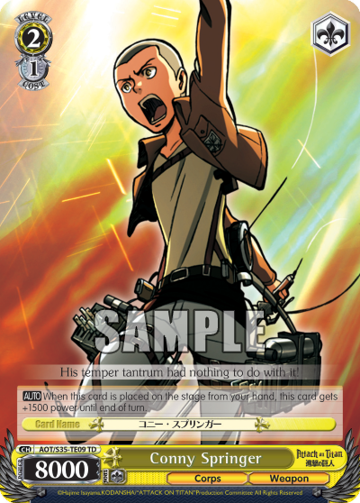 Conny Springer - AOT/S35-TE09 - Trial Deck available at 401 Games Canada