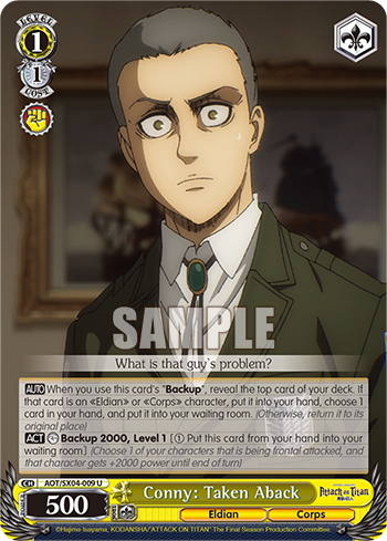 Conny: Taken Aback - AOT/SX04-E009 - Uncommon available at 401 Games Canada