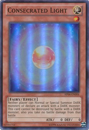 Consecrated Light - AP04-EN006 - Super Rare available at 401 Games Canada