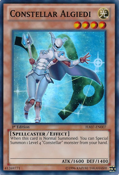 Constellar Algiedi - HA07-EN007 - Super Rare - 1st Edition available at 401 Games Canada