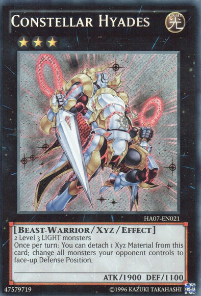 Constellar Hyades - HA07-EN021 - Secret Rare - Unlimited available at 401 Games Canada