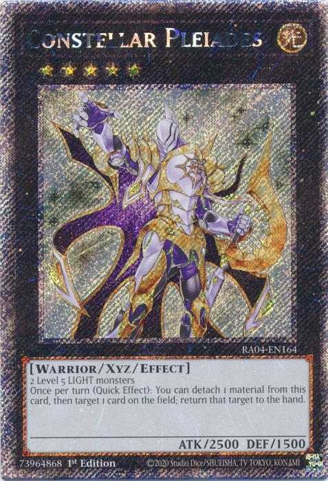 Constellar Pleiades (Platinum Secret Rare) - RA04-EN164 - Platinum Secret Rare - 1st Edition