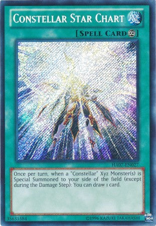 Constellar Star Chart - HA07-EN027 - Secret Rare - Unlimited available at 401 Games Canada