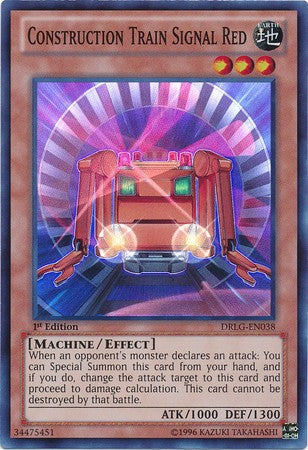 Construction Train Signal Red - DRLG-EN038 - Super Rare - 1st Edition available at 401 Games Canada