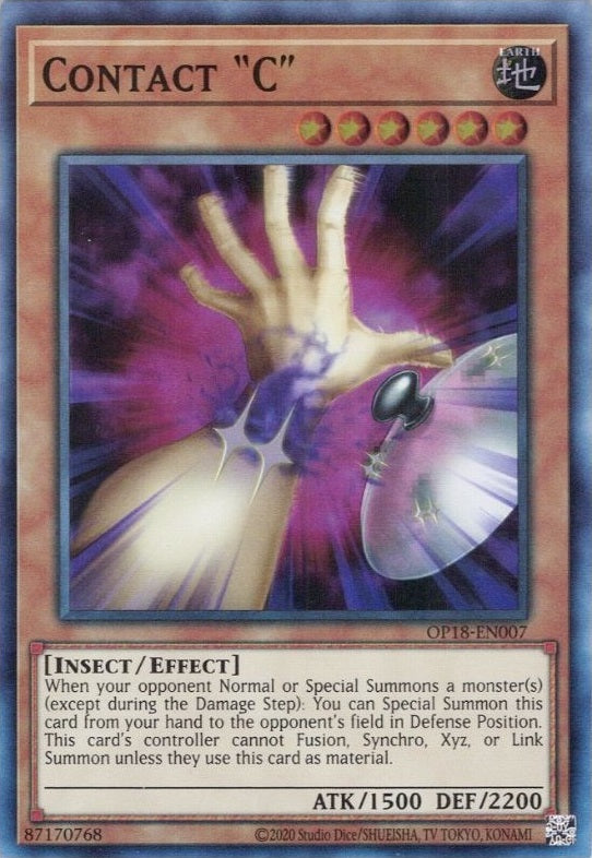 Contact C - OP18-EN007 - Super Rare available at 401 Games Canada