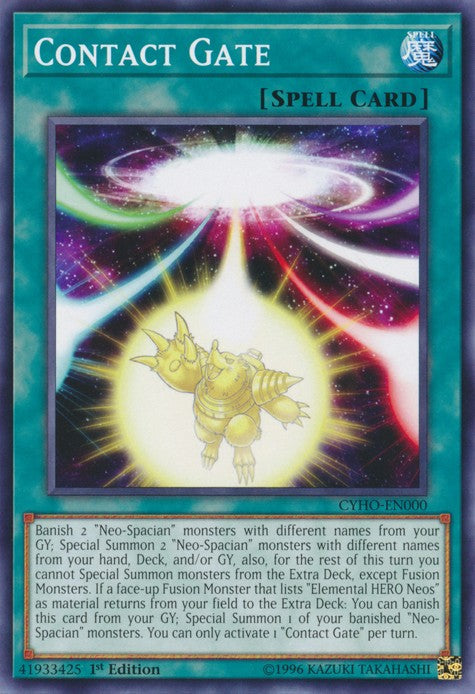 Contact Gate - CYHO-EN000 - Common - 1st Edition available at 401 Games Canada
