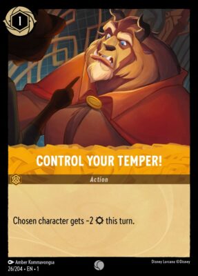 Control Your Temper! - 26/204 - Common available at 401 Games Canada