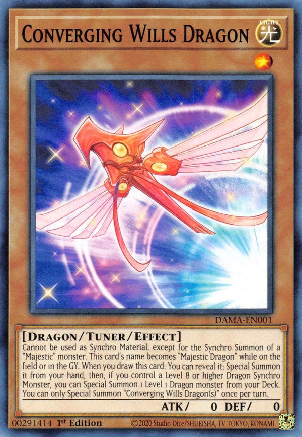 Converging Wills Dragon - DAMA-EN001 - Common - 1st Edition available at 401 Games Canada