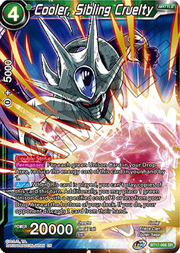 Cooler, Sibling Cruelty - BT17-068 - Super Rare available at 401 Games Canada