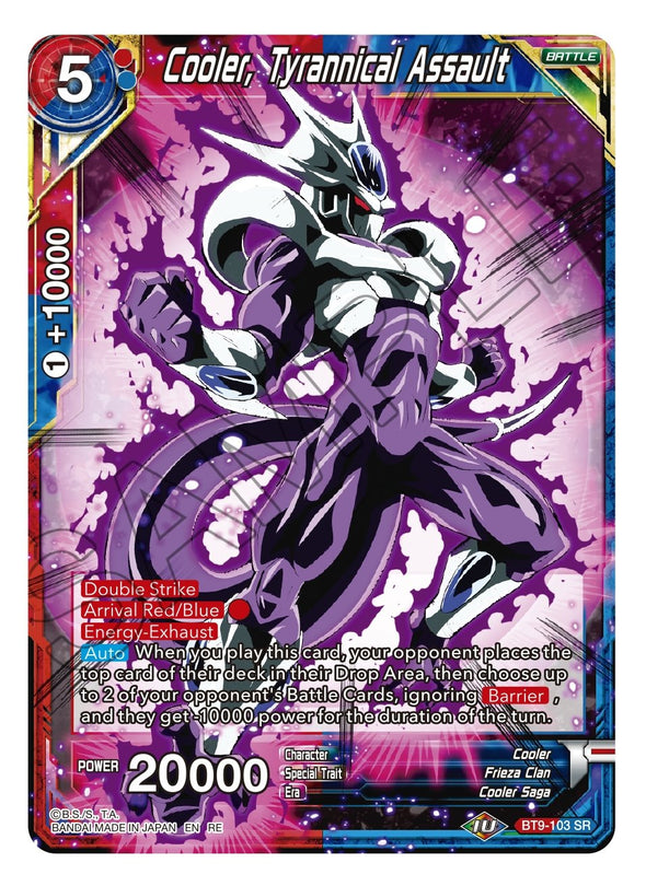 Cooler, Tyrannical Assault - BT9-103 - Super Rare (Reprint) available at 401 Games Canada