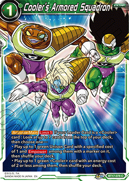 Cooler's Armored Squadron - BT17-078 - Common (Foil) available at 401 Games Canada