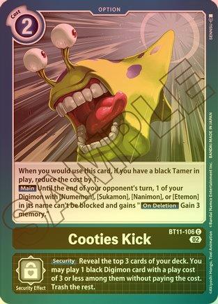 Cooties Kick (Foil) - BT11-106 - Common available at 401 Games Canada