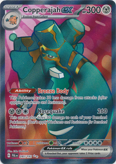 Copperajah ex - 245/193 - Full Art Ultra Rare available at 401 Games Canada