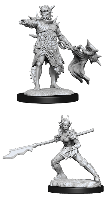 Coralhelm Command/Merfolk - Magic: The Gathering Unpainted Minis available at 401 Games Canada