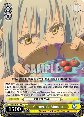 Cornered, Rimuru - TSK/S101-E008 - Uncommon available at 401 Games Canada