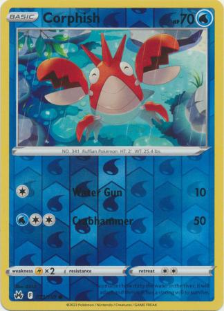 Corphish - 033/159 - Common - Reverse Holo available at 401 Games Canada