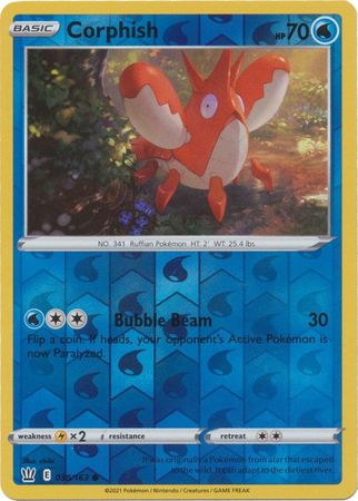 Corphish - 038/163 - Common - Reverse Holo available at 401 Games Canada