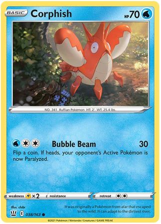 Corphish - 038/163 - Common available at 401 Games Canada